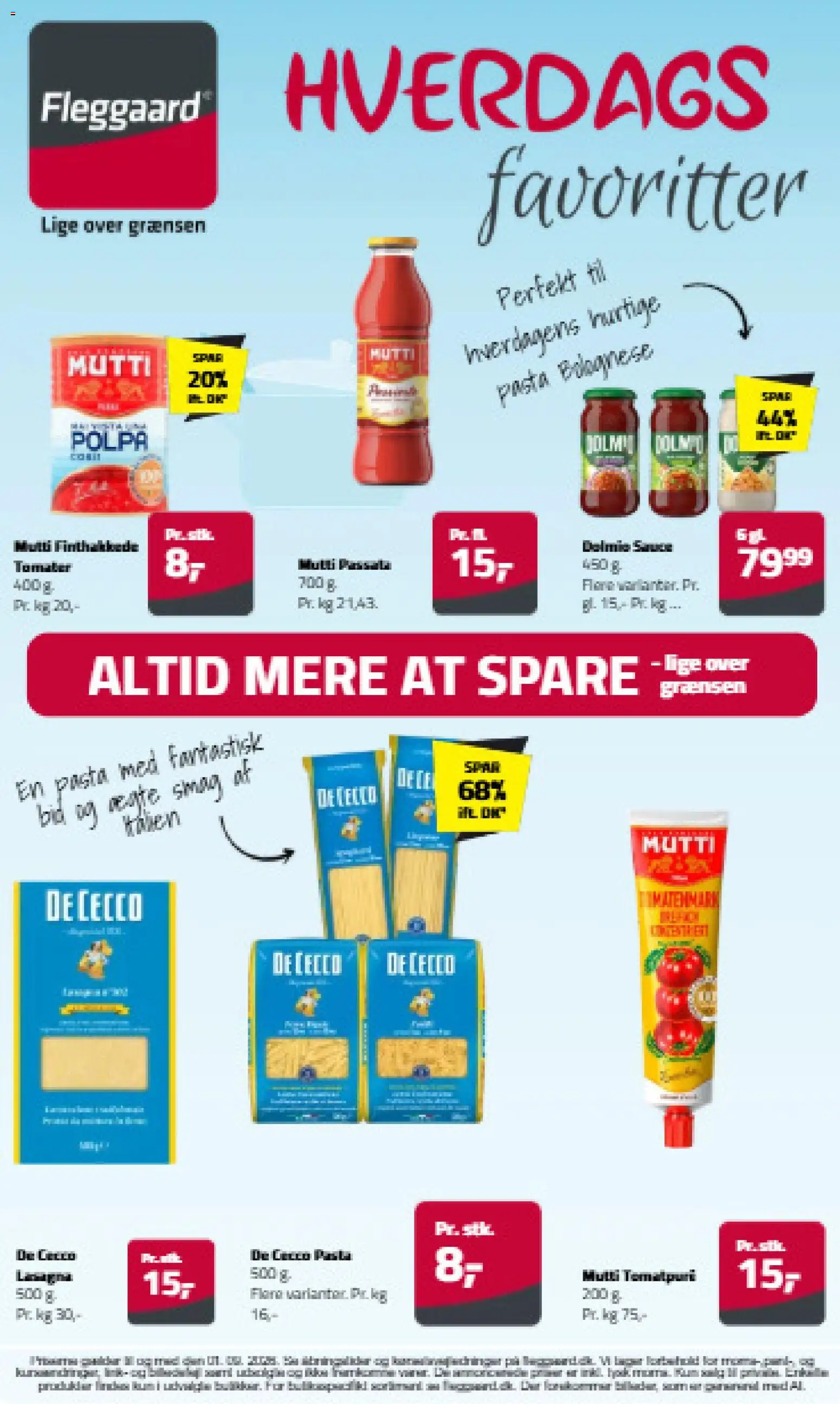 Eksempel på tilbudsavis Fleggaard - Hverdagsfavoritter fra butik Fleggaard gyldig fra 02/09/2026