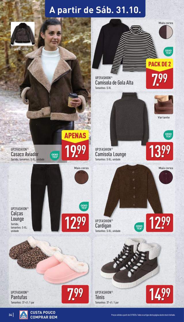 Novo folheto Aldi a partir de 26/10
