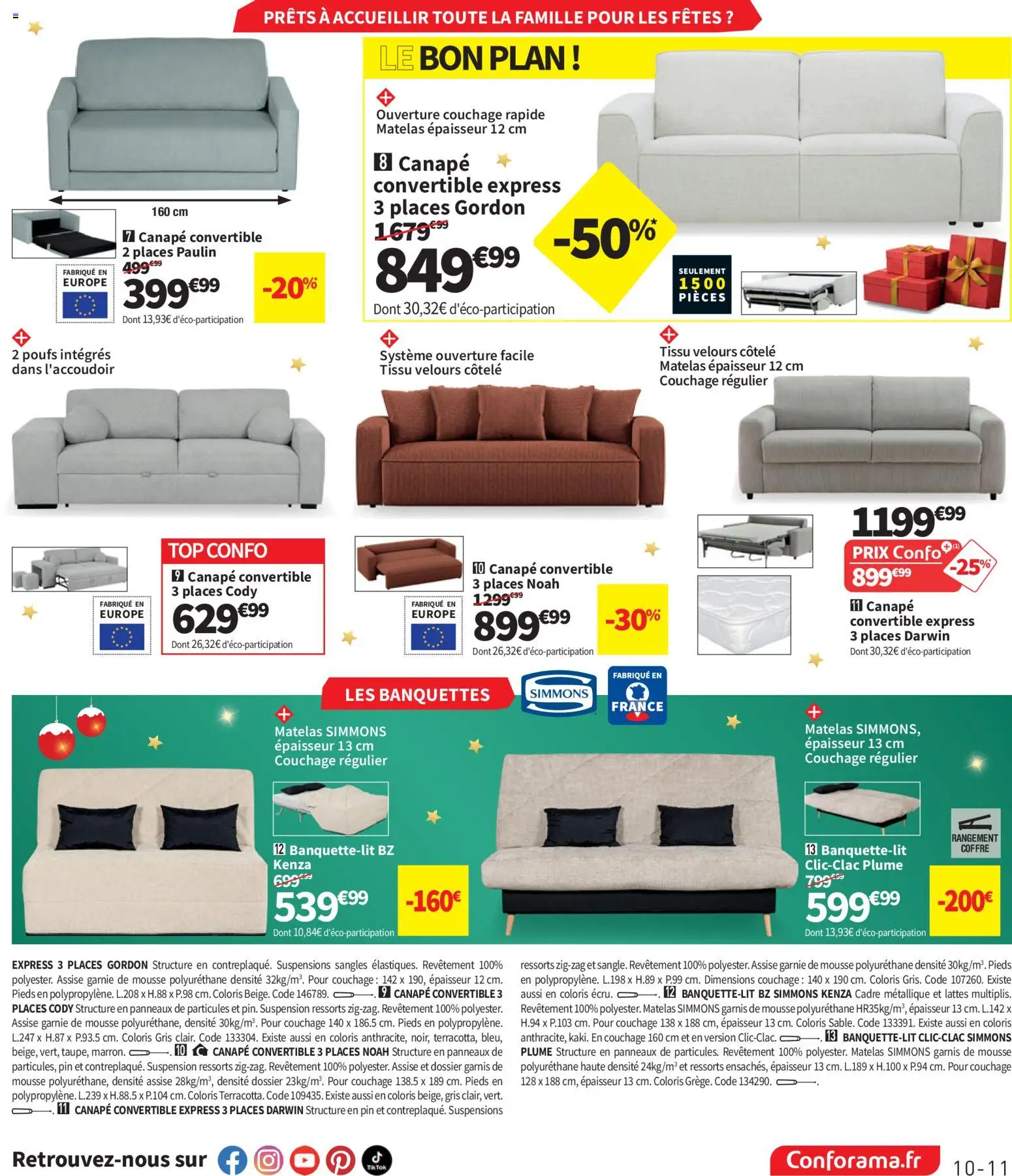 Prévisualisation de Conforama catalogue du magasin Conforama formulaire valide 27/10/2026