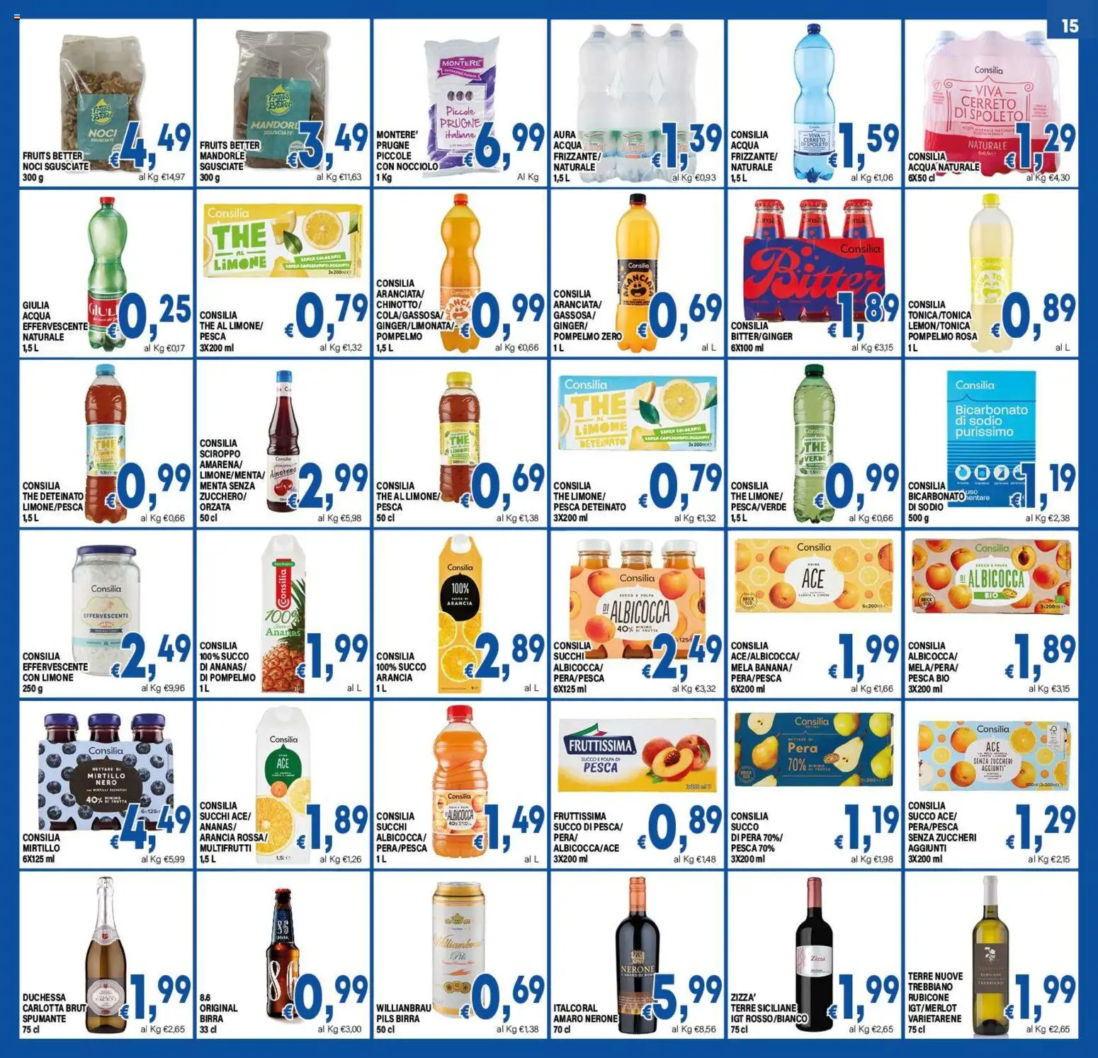 Anteprima dell'opuscolo DEM volantino Carrello Stop Rincari dal negozio DEM valido da 19/10/2026 - Acqua, The, Ananas, Mandorle, Pompelmo, Pera, Spumante, Sciroppo