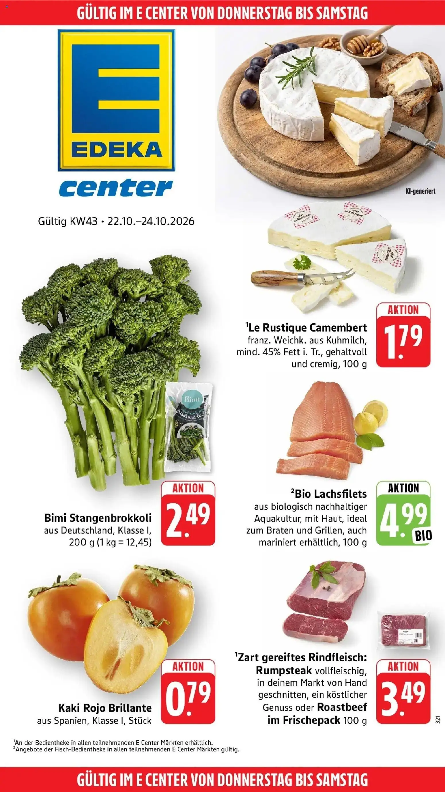 Vorschau von dem Prospekt des Geschäftes Edeka, gültig ab dem 19.10.2026