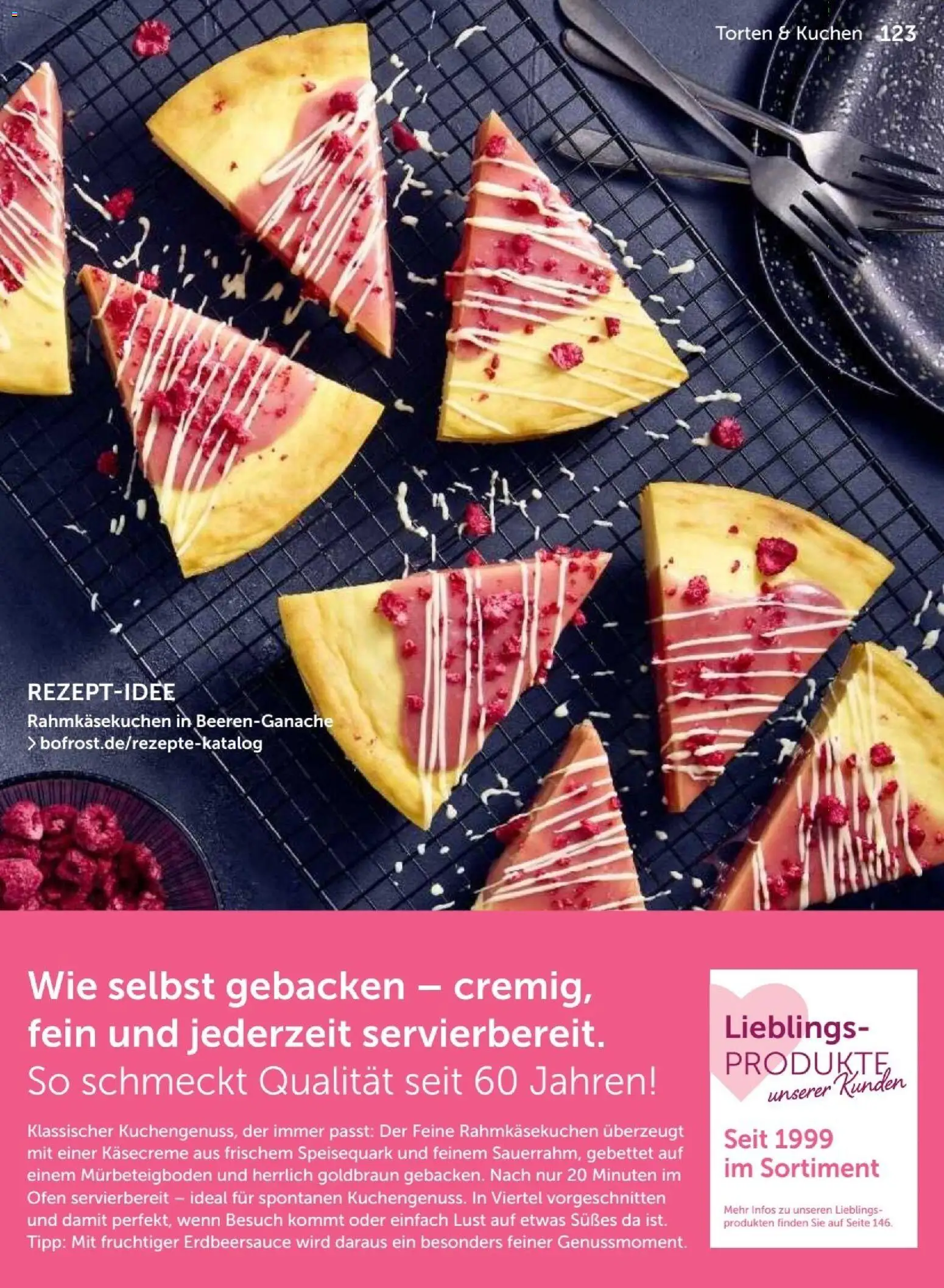 Vorschau von dem Prospekt des Geschäftes Bofrost, gültig ab dem 07.09.2026 - Kuchen, Ofen, Speisequark
