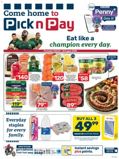 Preview of Pick n Pay flyer valid from 24/08/2026