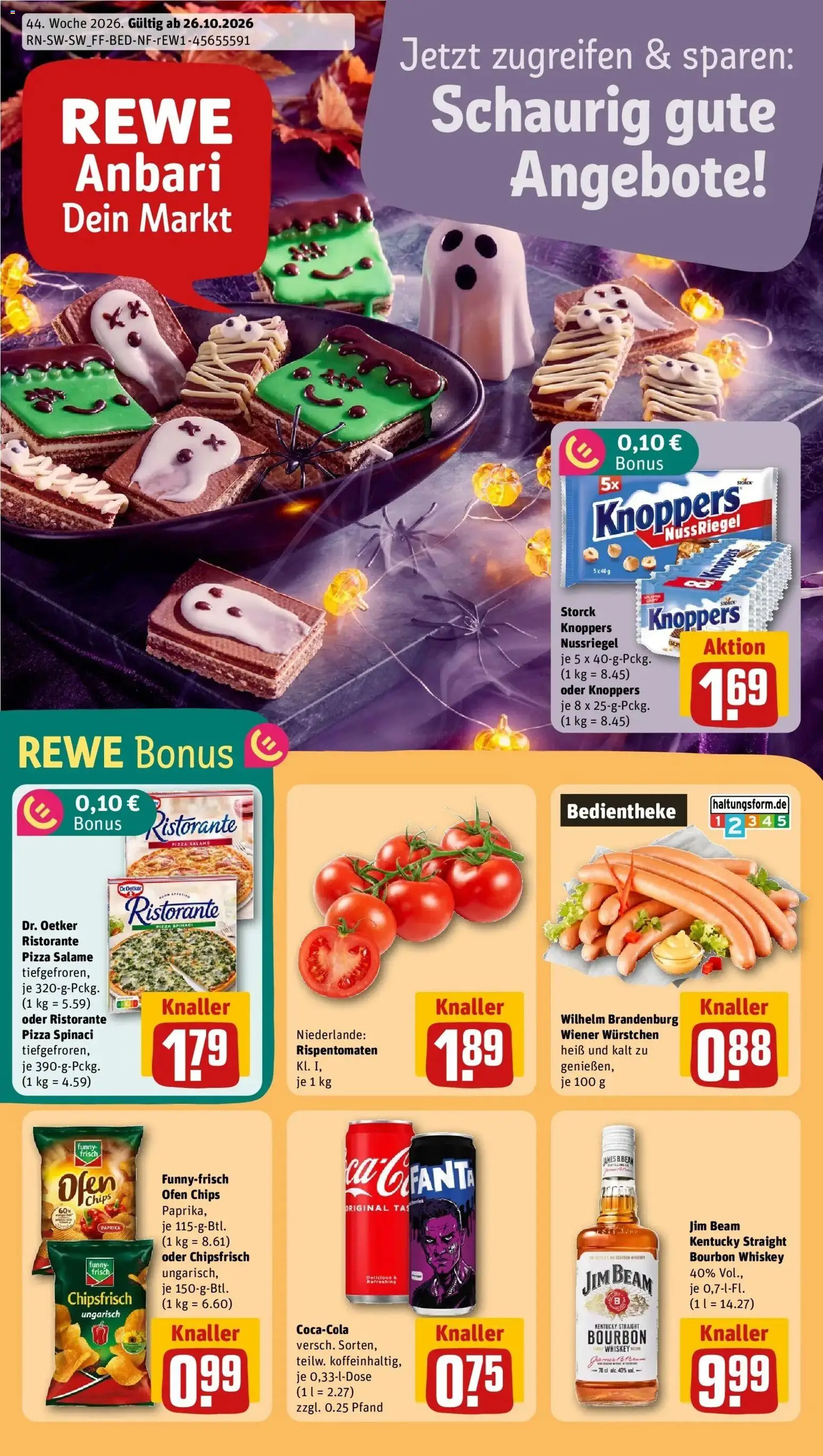 Vorschau von dem Prospekt des Geschäftes Rewe, gültig ab dem 26.10.2026