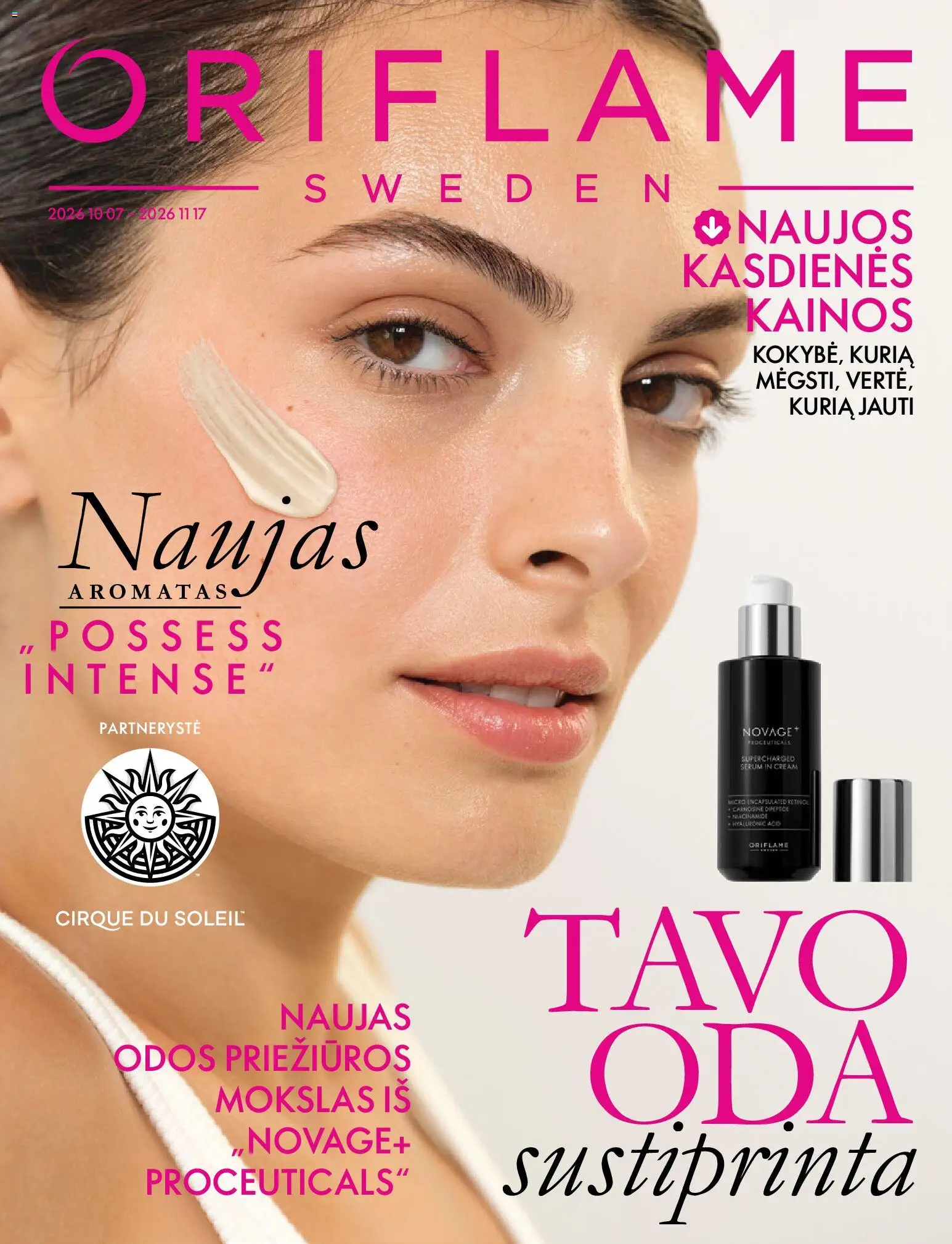 Oriflame parduotuvės leidinio Oriflame katalogas 14 2026 galiojančio nuo 2026.10.07 peržiūra
