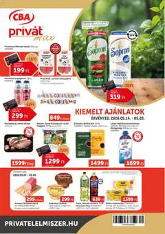 PRIVÁT - PRIVÁT Aktuális szórólap MAX megtekintése, amely érvényes 2026.05.14.-től