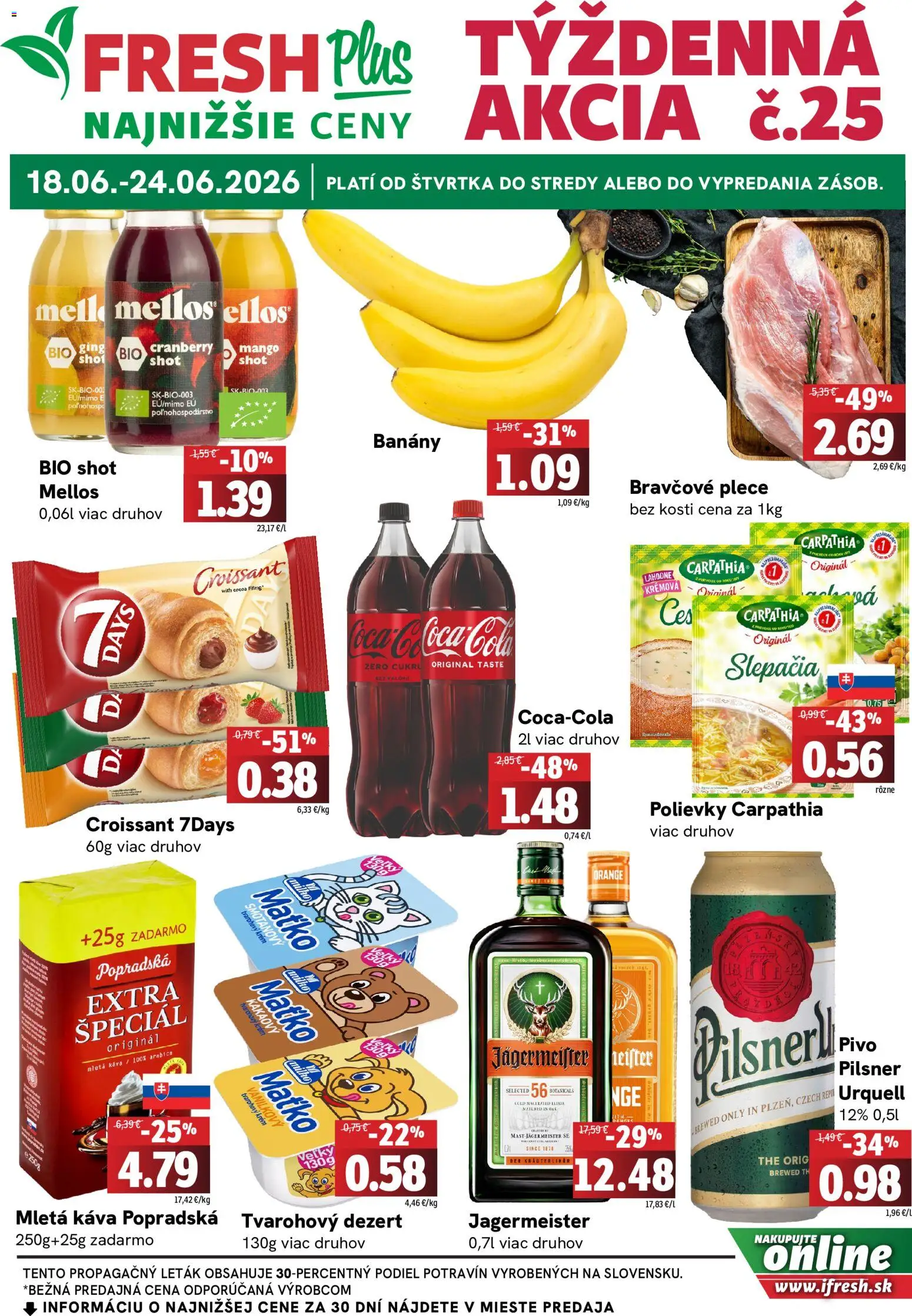 Náhľad Fresh letáku platného od 18.06.2026