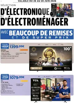 Prévisualisation de Costco Sélection d'électronique et d'électroménager du magasin Costco formulaire valide 26/06/2026