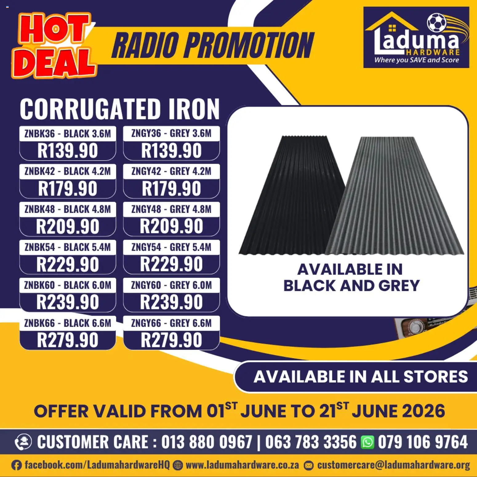 Preview of Laduma Hardware flyer valid from 22/06/2026