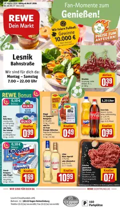 Vorschau von dem Prospekt des Geschäftes Rewe, gültig ab dem 05.07.2026