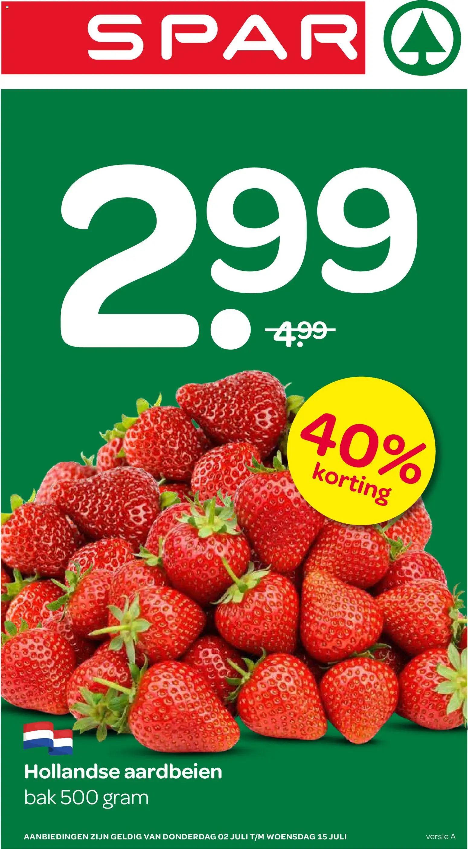 Voorbeeld van Spar folder van winkel Spar geldig vanaf 02-07-2026