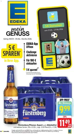 Vorschau von dem Prospekt des Geschäftes Edeka, gültig ab dem 01.06.2026
