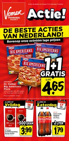 Voorbeeld van Vomar folder van winkel Vomar geldig vanaf 11-10-2026