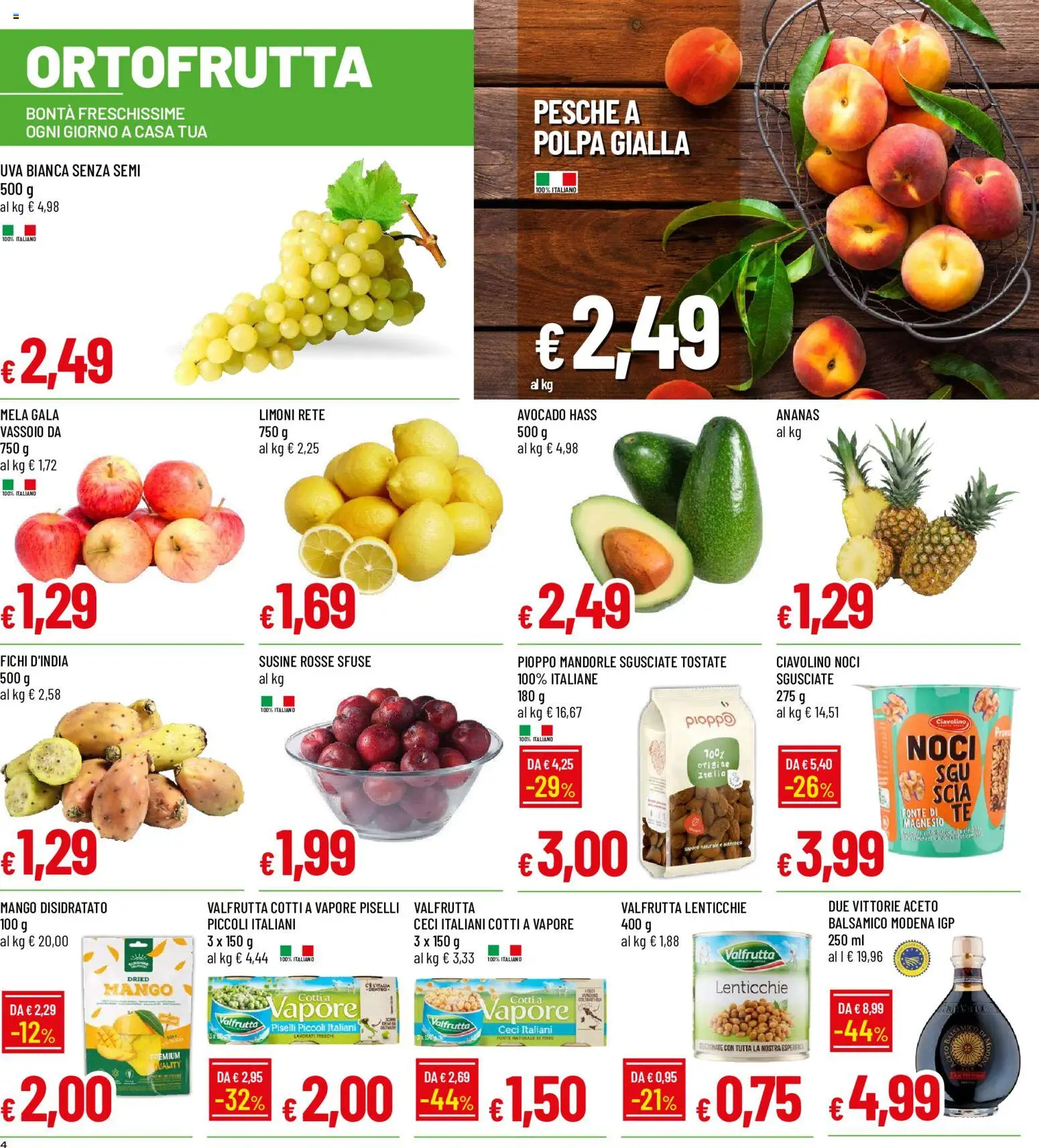 Anteprima dell'opuscolo Galassia volantino dal negozio Galassia valido da 07/09/2026 - Mango, Noci, Lenticchie, Mandorle, Tè, Aceto, Pesche, Limoni