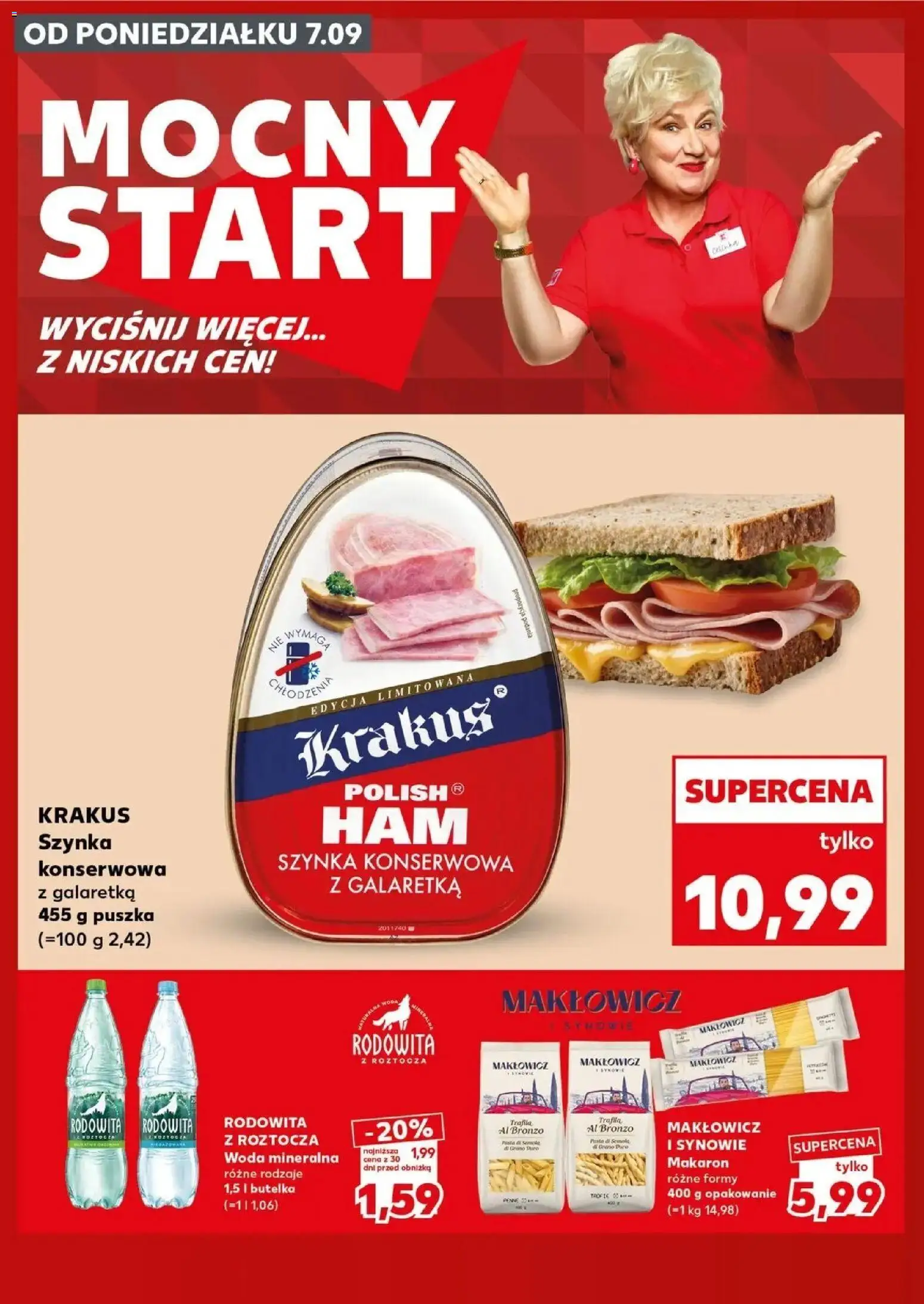 Pogląd gazetki "Kaufland gazetka - Mocny start" ze sklepu Kaufland ważnej od 07.09.2026