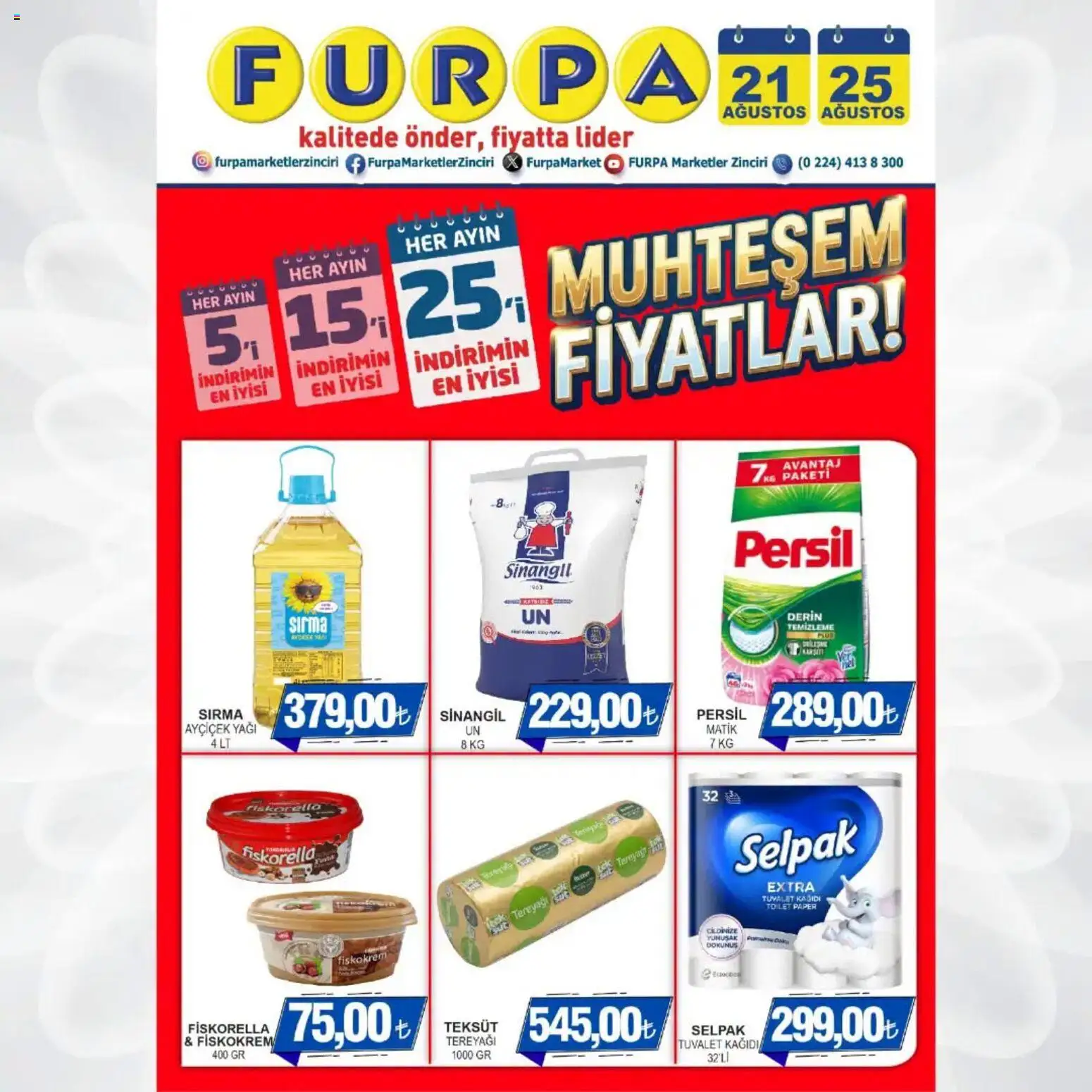 Furpa Furpa Katalog - Muhteşem Fiyatlar 21.08.2026 - Broşürünün önizlemesi