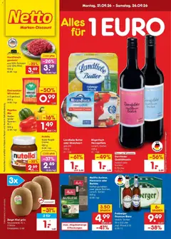Vorschau von dem Prospekt des Geschäftes Netto Marken-Discount, gültig ab dem 21.09.2026