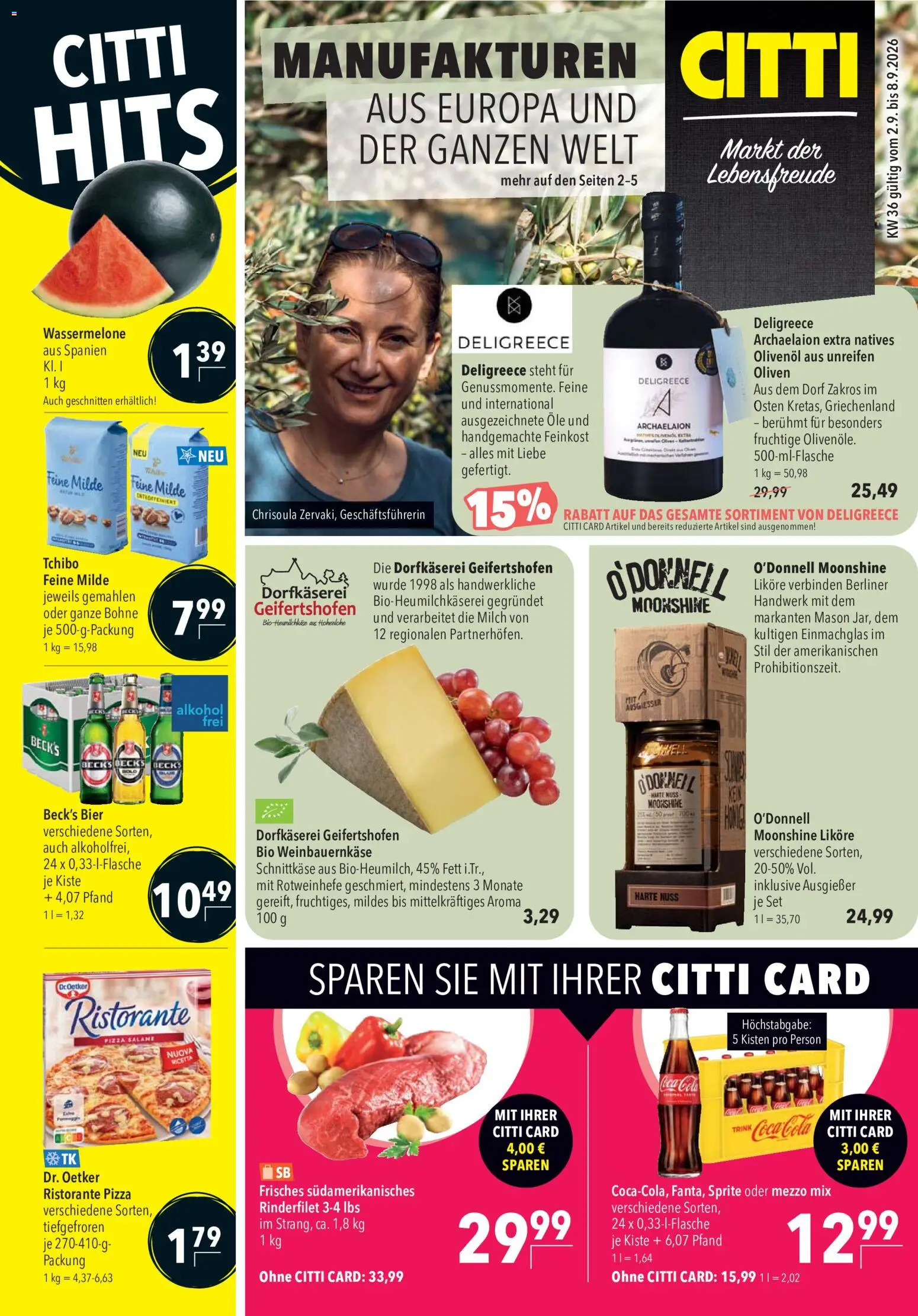 Vorschau von dem Prospekt des Geschäftes CITTI Markt, gültig ab dem 02.09.2026