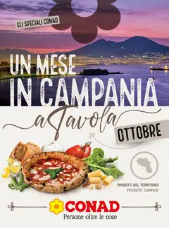 Anteprima dell'opuscolo Conad volantino Un Mese in Campania dal negozio Conad valido da 30/09/2026