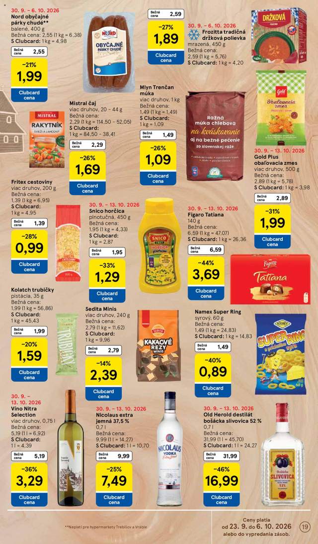 Nový Tesco leták od 30.09.