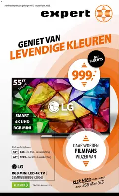 Voorbeeld van Expert folder van winkel Expert geldig vanaf 07-09-2026