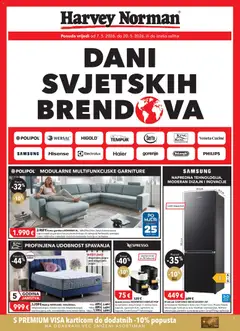 Pregled letka Harvey Norman Katalog trgovine Harvey Norman vrijedi od 07.05.2026