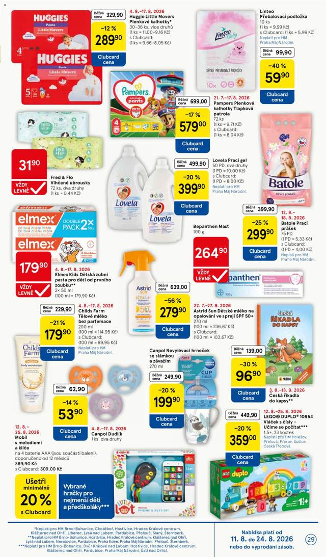 Nový Tesco leták od 12.08.