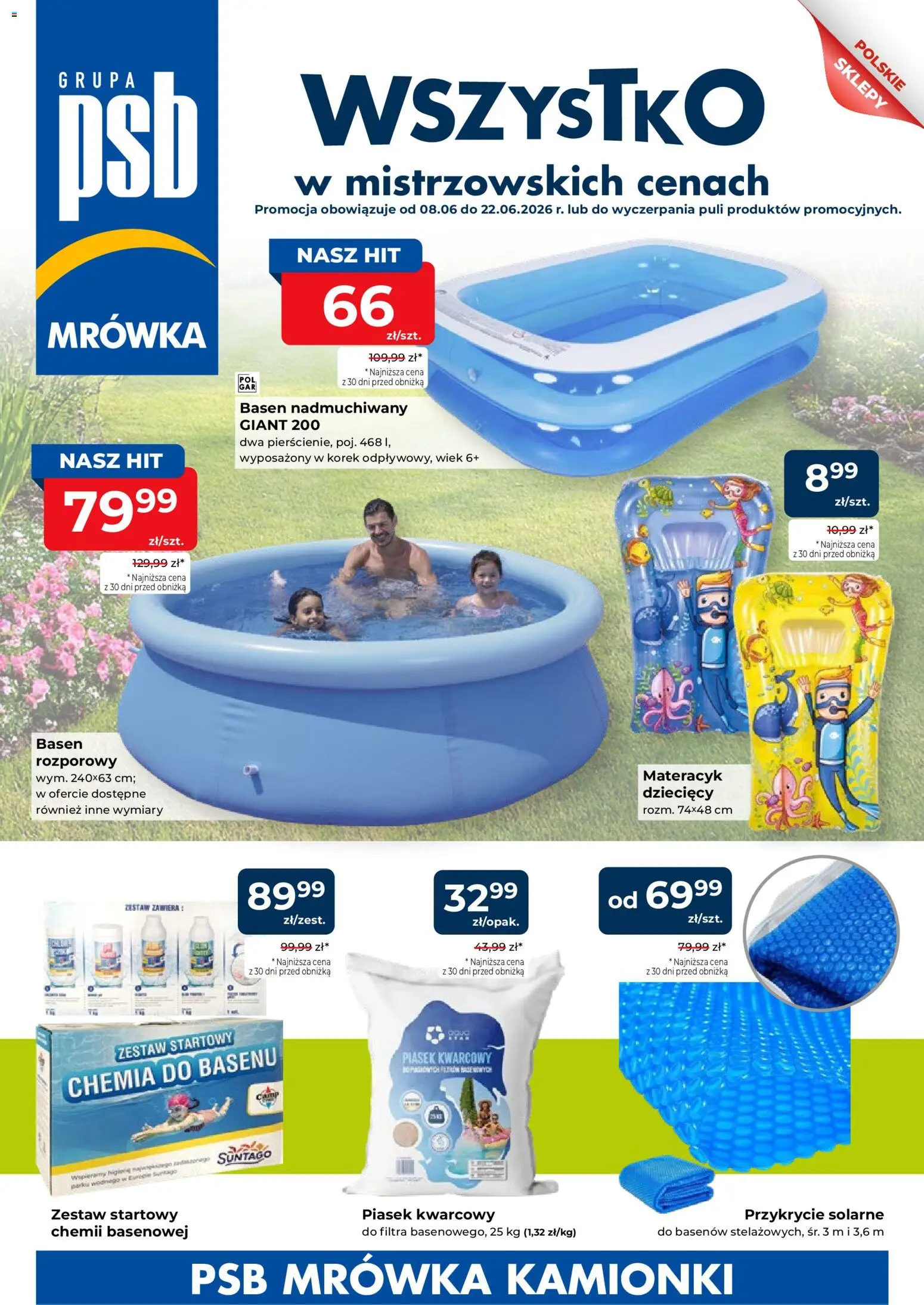 Pogląd gazetki "Mrówka gazetka - Kamionki" ze sklepu Mrówka ważnej od 08.06.2026 - Basen