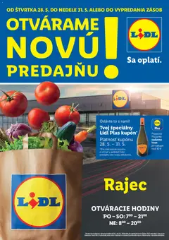 Náhľad Lidl letáku platného od 28.05.2026