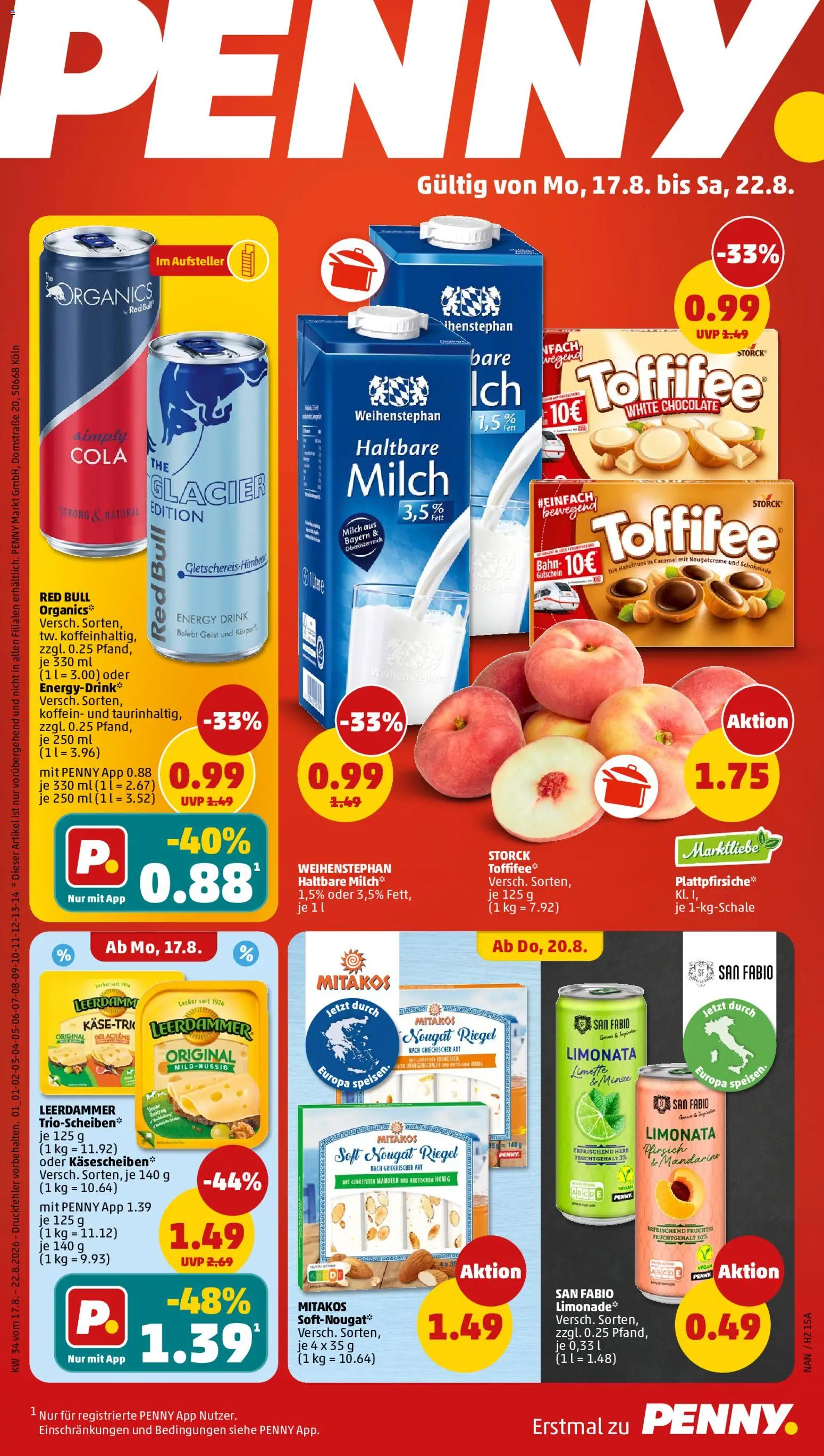 Vorschau von dem Prospekt des Geschäftes Penny, gültig ab dem 17.08.2026