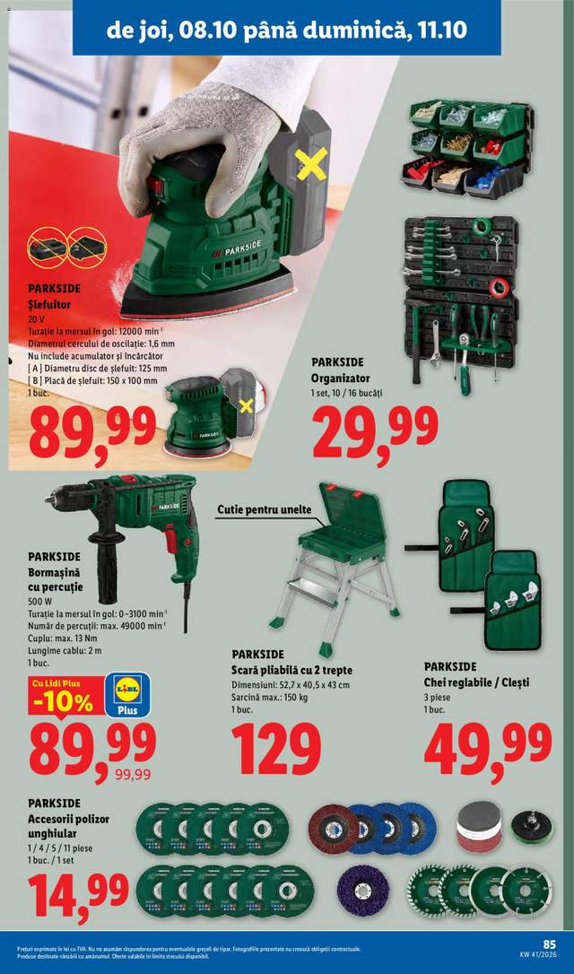 Noul catalog Lidl de la 05.10.