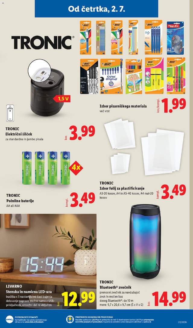 Novi Lidl katalog od 02.07.