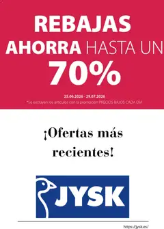 Vista previa del folleto de la tienda JYSK válido desde el 25/06/2026 