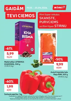 Skatīt Rimi akciju bukletu, derīgs no 19.05.2026.