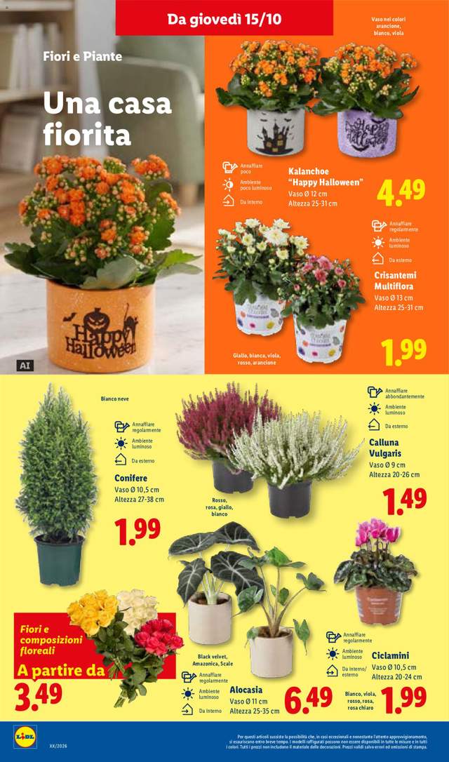 Nuovo volantino Lidl dal 15/10