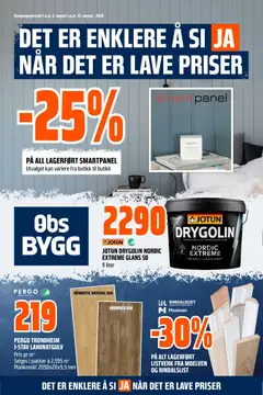 Forhåndsvis Kundeavis fra butikk Obs Bygg gyldig fra 02/08/2026