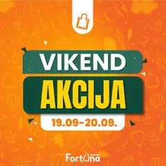Pregled letka Fortuna Market vikend akcija trgovine Fortuna Market vrijedi od 19.09.2026
