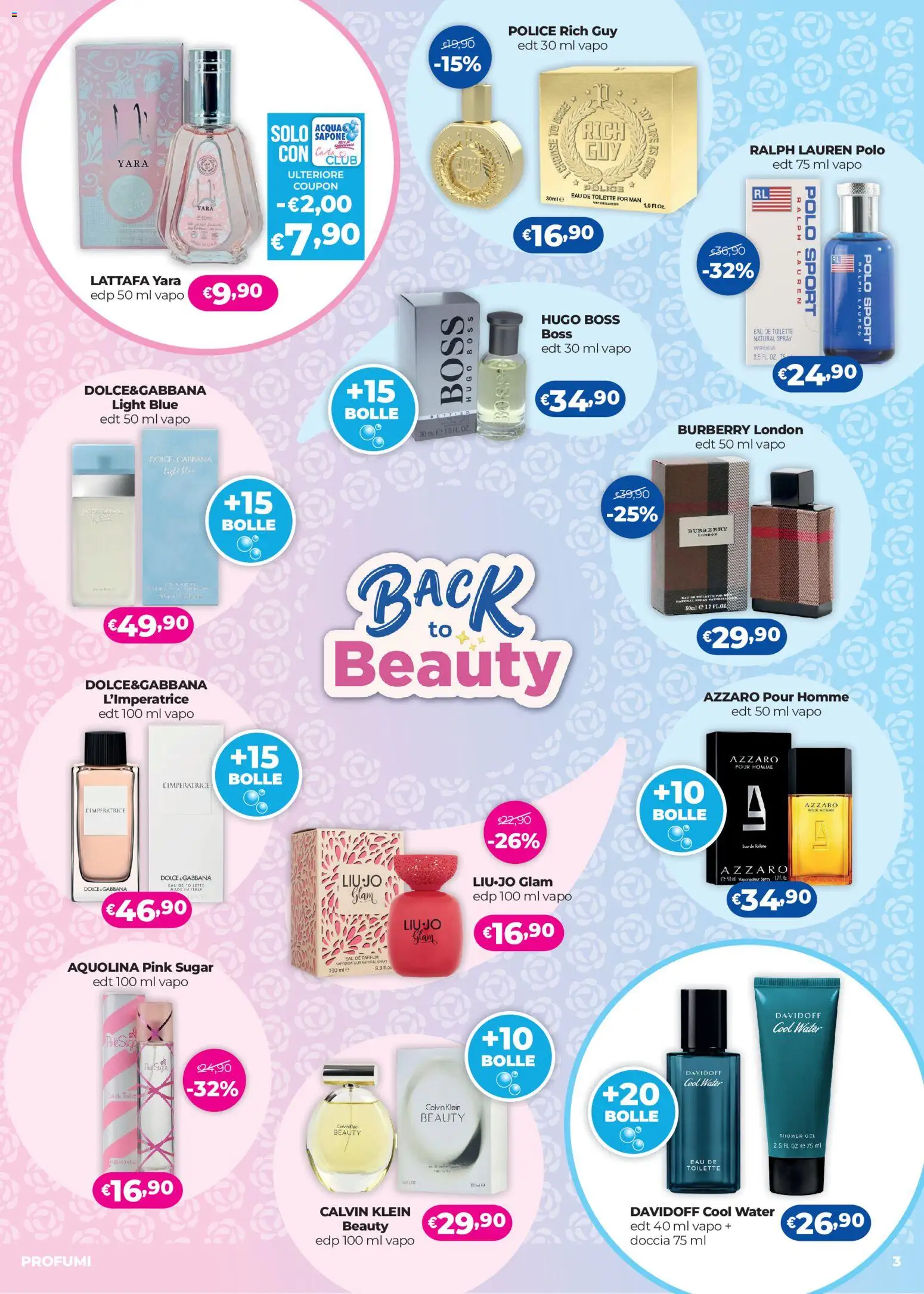 Anteprima dell'opuscolo Acqua e Sapone volantino 12/2026 dal negozio Acqua e Sapone valido da 03/09/2026 - Polo, Doccia, Profumi, Sapone, Burberry London