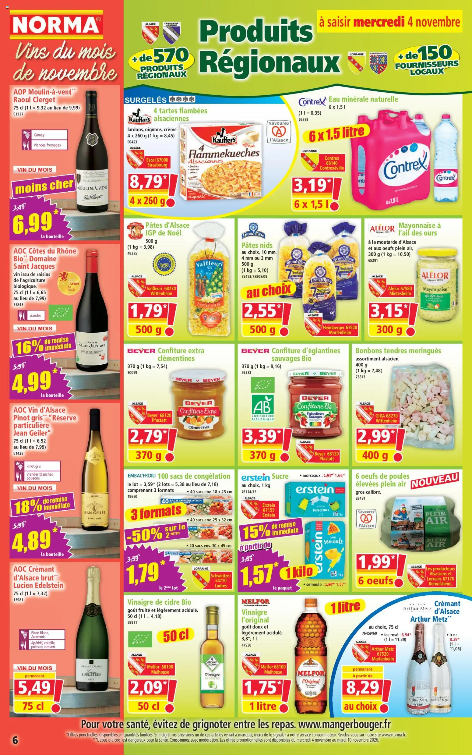 Prévisualisation de Norma catalogue du magasin Norma formulaire valide 04/11/2026