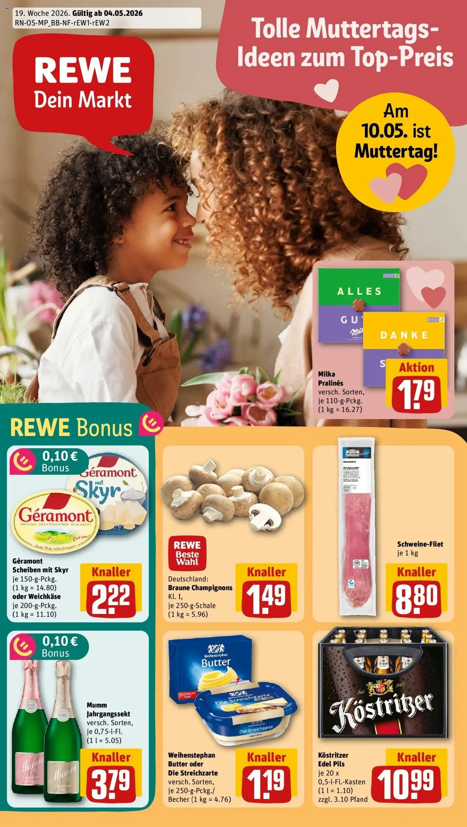 Vorschau von dem Prospekt des Geschäftes Rewe, gültig ab dem 04.05.2026