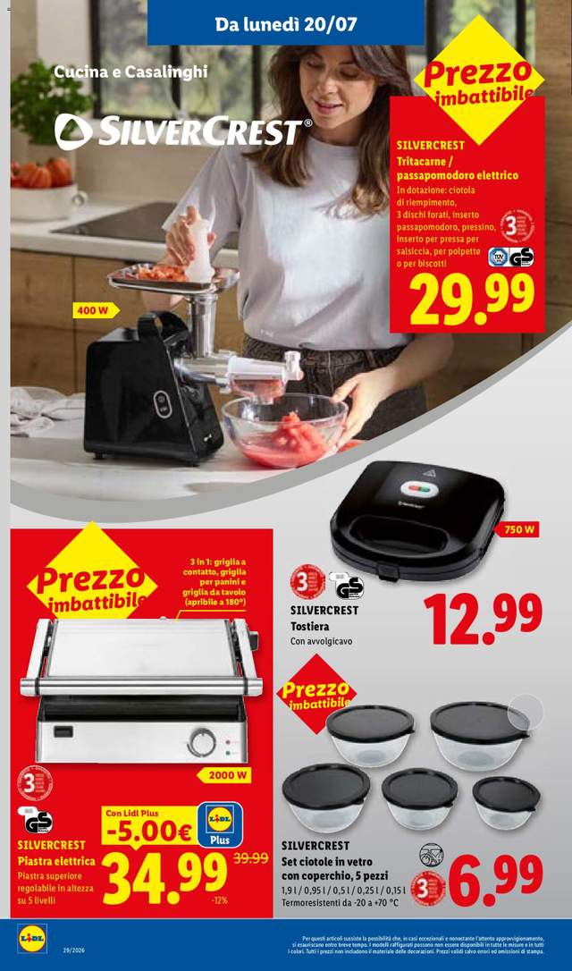 Nuovo volantino Lidl dal 16/07