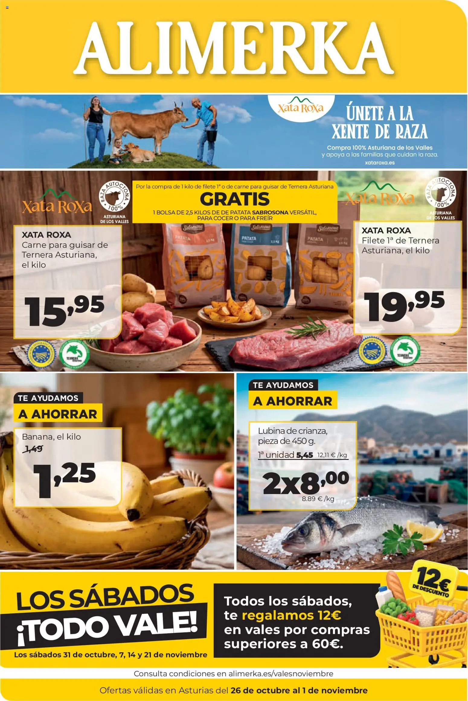 Vista previa del folleto de la tienda Alimerka válido desde el 26/10/2026 
