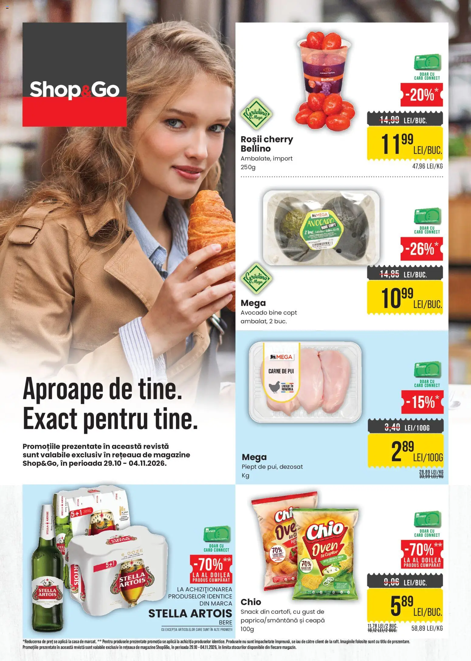 Previzualizarea de cataloage: Mega Image Mega Image Catalog Shop&Go valabil de la 29.10.2026 - Avocado, Bere, Cuptor, Gradina, Pui, Ceapă, Carne De Pui, Aplică
