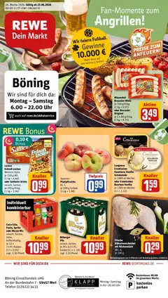 Vorschau von dem Prospekt des Geschäftes Rewe, gültig ab dem 21.06.2026