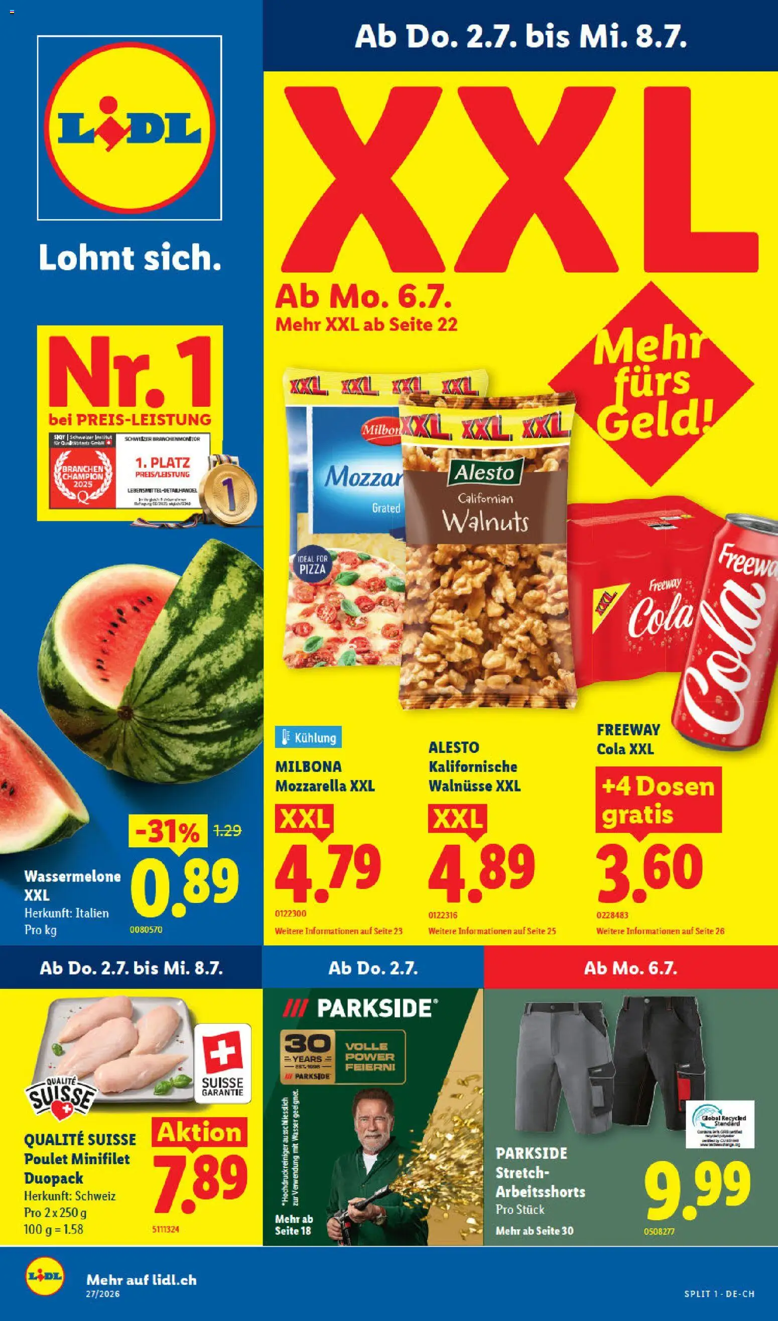 Vorschau des Merkblatts Lidl aktionen vom Shop Lidl gültig von 02.07.2026 bis 08.07.2026