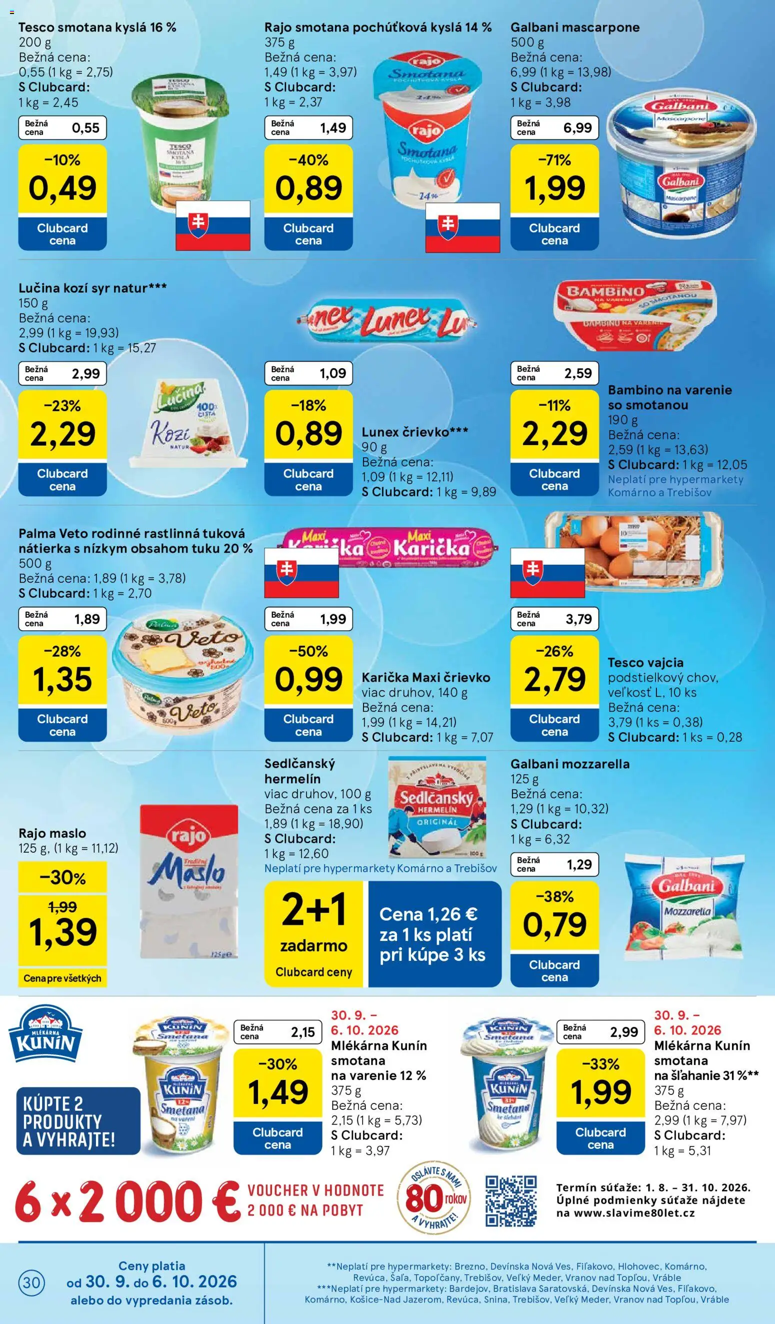 Náhľad Tesco letáku platného od 30.09.2026