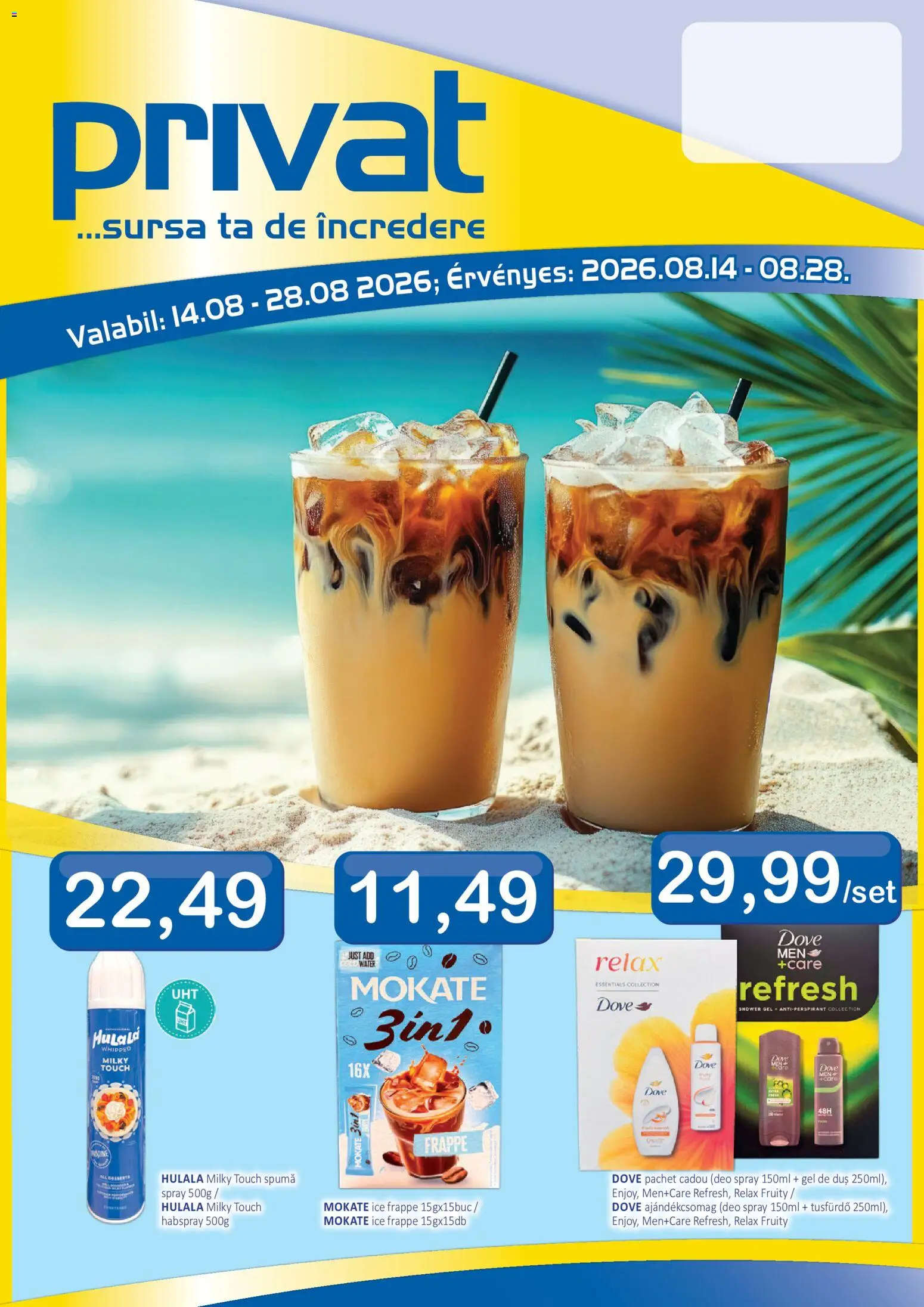 Previzualizarea de cataloage: CBA CBA Catalog Privat valabil de la 14.08.2026 - Gel de duș, Antiperspirant, Duș, Deo spray