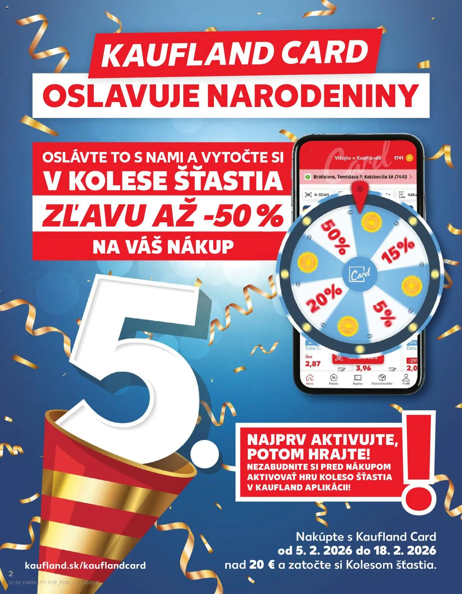 Náhľad Kaufland letáku platného od 05.02.2026