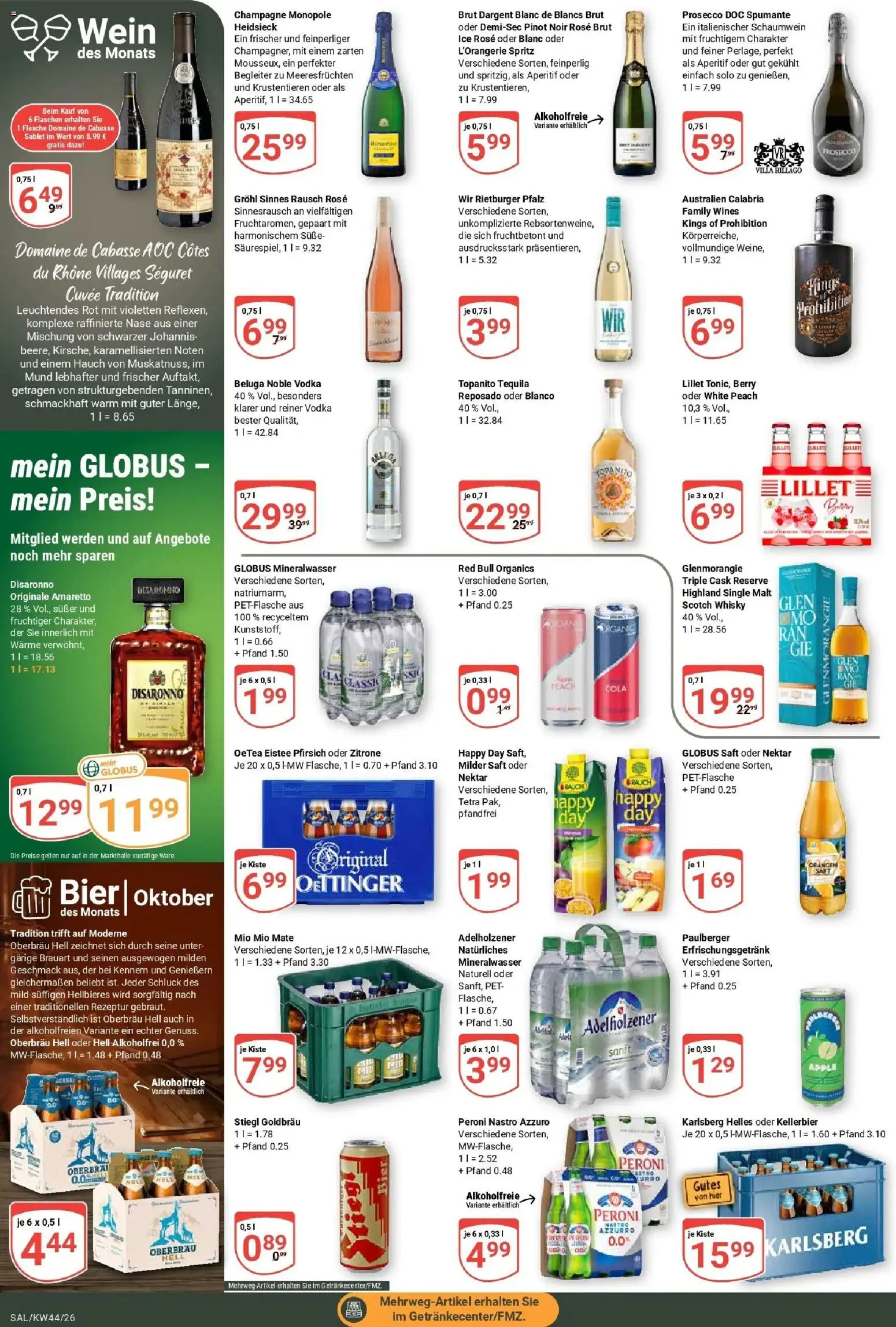 Vorschau von dem Prospekt des Geschäftes Globus, gültig ab dem 26.10.2026
