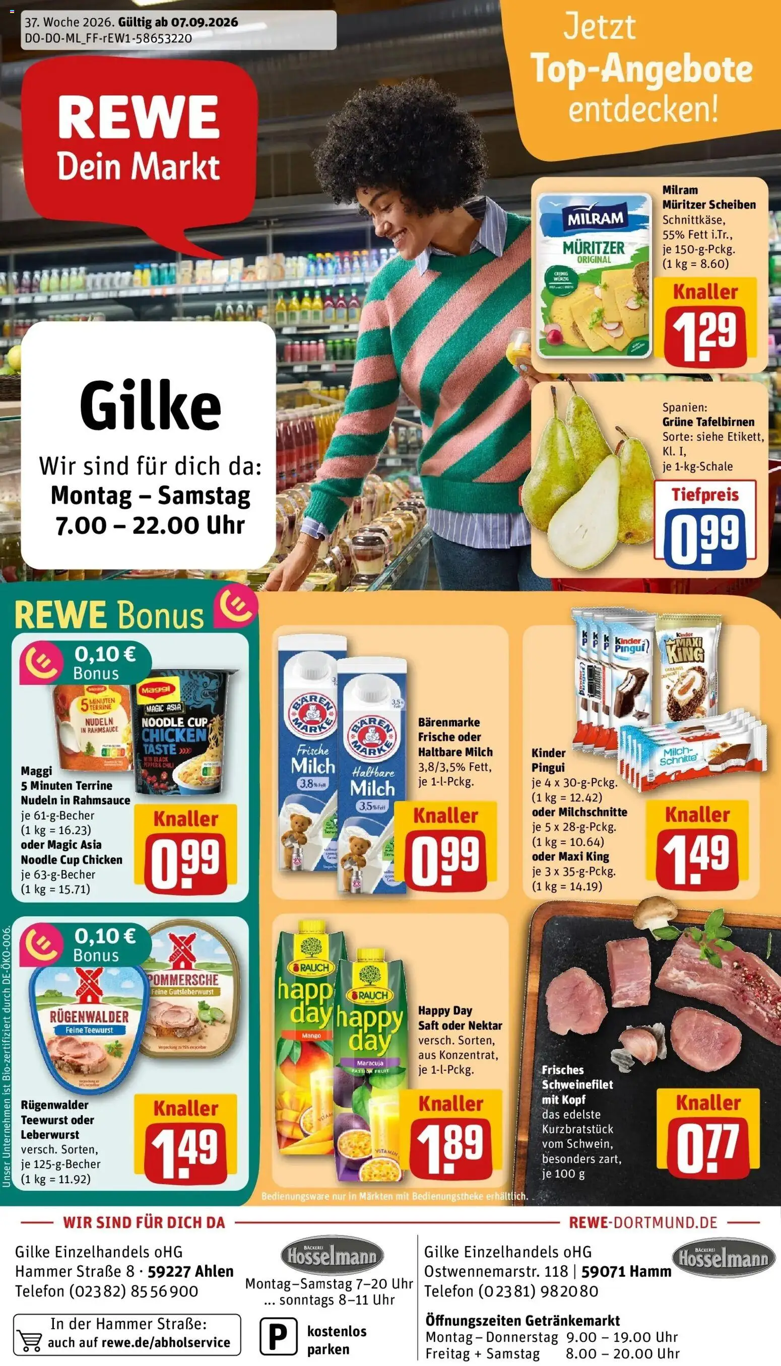 Vorschau von dem Prospekt des Geschäftes Rewe, gültig ab dem 07.09.2026